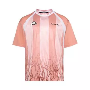 Футболка Acne Studios x Kappa Logo T-Shirt 'Light Pink/Pink', розовый