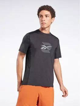 Футболка active fit Reebok, черный