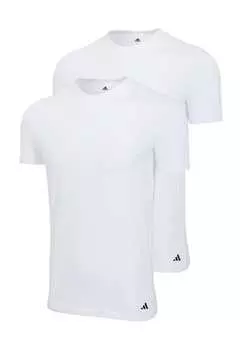 Футболка Active Flex из хлопка быстросохнущая упаковка из 2 шт. Adidas, белый