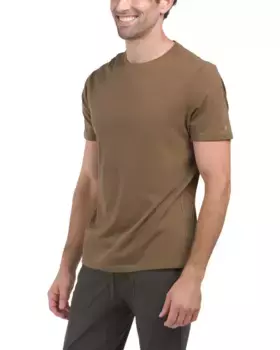 Футболка Active из хлопковой смеси Kenneth Cole, хаки