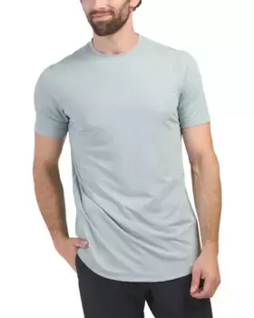 Футболка Active с круглым вырезом и изогнутым краем Kenneth Cole, цвет Seafoam