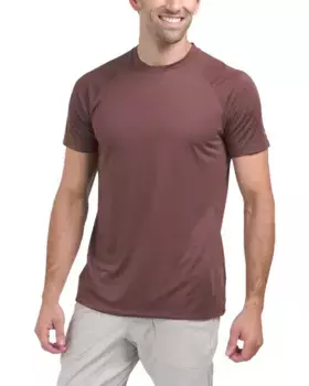 Футболка Active с круглым вырезом из модала реглан Kenneth Cole, цвет Oxblood