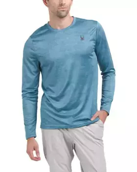 Футболка Active с подогревом Spyder, цвет Blue Steel