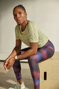 Футболка Active Yoga с круглым вырезом Next, зеленый