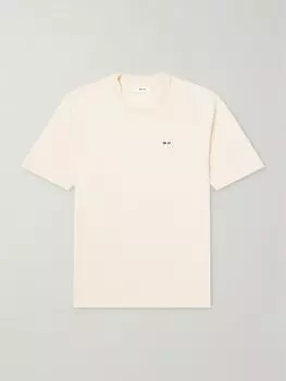 Футболка Adam 3209 из хлопкового джерси с вышитым логотипом NN07, белый