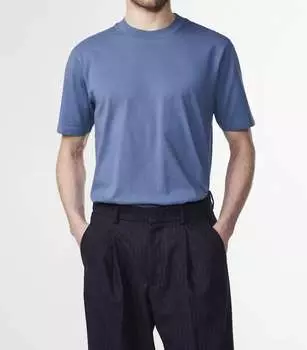 Футболка Adam Casual Pima в Беринговом море NN07, цвет bering sea