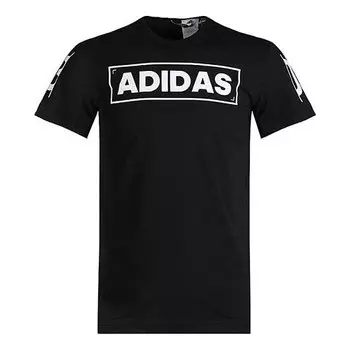 Футболка adi 360 с принтом логотипа спортивные с круглым вырезом и коротким рукавом Adidas, черный