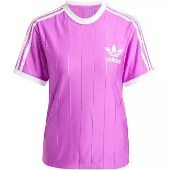 Футболка ADICOLOR 3-STRIPES PINSTRIPE женская фиолетовая градиентная Adidas Originals