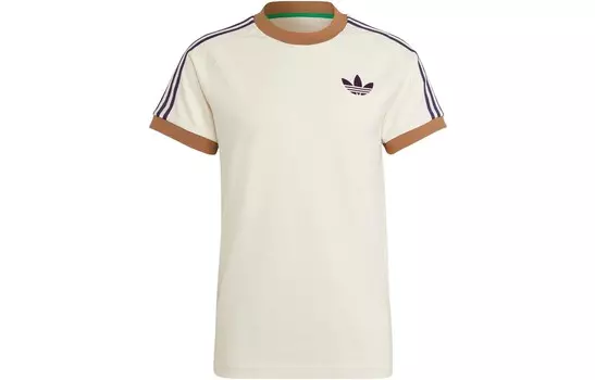 Футболка Adicolor Heritage Now Vintage Cali кремово-белая Adidas Originals, слоновая кость