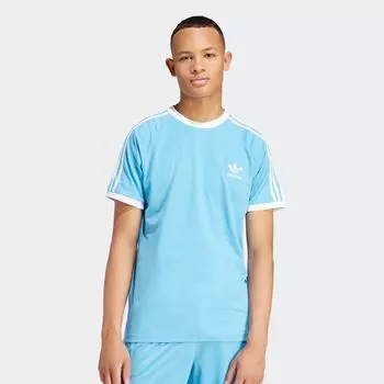 футболка adicolor с 3 полосками adidas Originals, цвет semi blue burst
