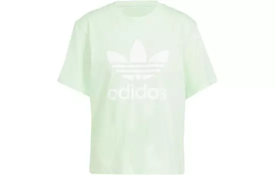 Футболка Adicolor женская светло-зеленая Adidas Originals