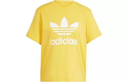 Футболка Adicolor женская желтая Adidas Originals