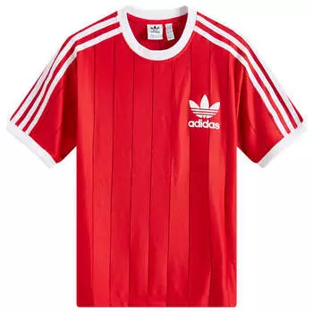 Футболка Adidas 3 Stripe Pnst T-Shirt, цвет Better Scarlet