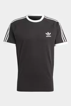 Футболка Adidas adicolor classics из 100% хлопка с тремя полосками Adidas Originals, черный