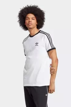 Футболка Adidas adicolor classics из 100% хлопка с тремя полосками Adidas Originals, белый