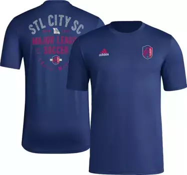 Футболка Adidas Adult St. Louis City SC 2024 Local Stoic Navy