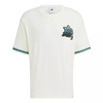 Футболка Adidas Alphabet Printing, белый