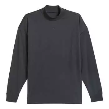 Футболка adidas Basketball Long Sleeve Tee 'Carbon', серый