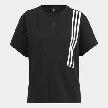 Футболка Adidas, черный/белый