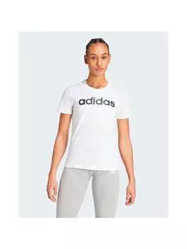 Футболка adidas, цвет 8-wei/schwarz