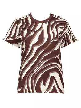 Футболка adidas, цвет braun/creme