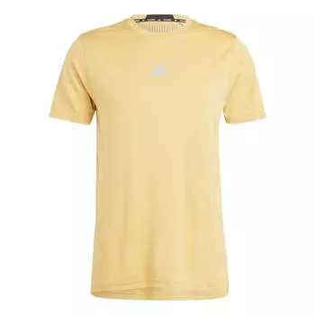 Футболка adidas Designed for Training HIIT Workout HEAT.RDY T-shirt Asia Sizing 'Yellow', желтый