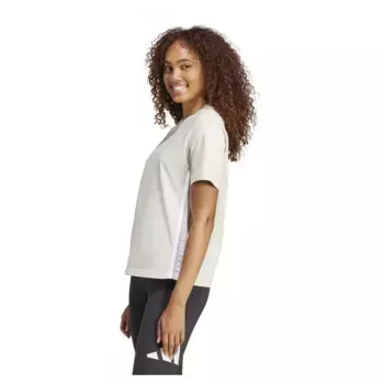 Футболка adidas Essentials 3 Stripes Cotton, белый