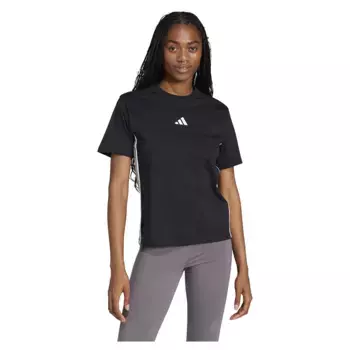 Футболка adidas Essentials 3 Stripes Cotton, черный