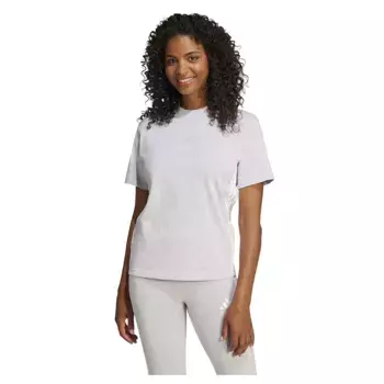 Футболка adidas Essentials 3 Stripes Cotton, серый