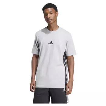 Футболка adidas Essentials 3 Stripes Single Jersey, серый