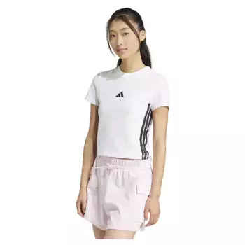 Футболка adidas Essentials 3 Stripes Slim Baby, белый