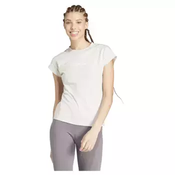 Футболка adidas Essentials Linear Cotton, бежевый