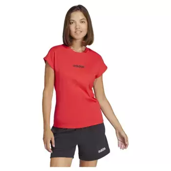 Футболка adidas Essentials Linear Cotton, красный