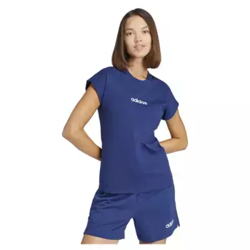 Футболка adidas Essentials Linear Cotton, синий