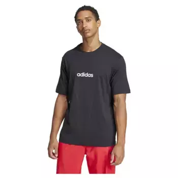 Футболка adidas Essentials Linear Single Jersey, черный