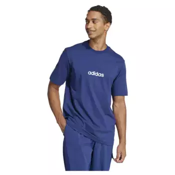 Футболка adidas Essentials Linear Single Jersey, синий