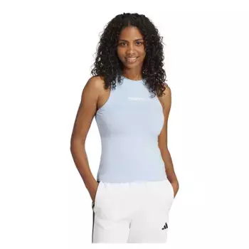 Футболка adidas Essentials Linear Slim Cotton, синий
