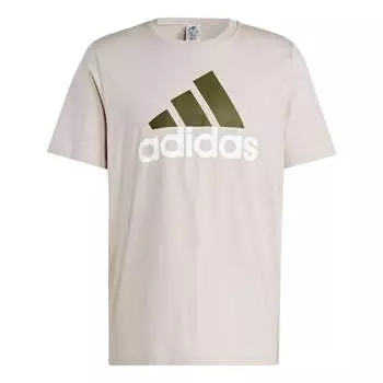 Футболка adidas Essentials Single Jersey Big Logo T-shirt 'Wonder Taupe', бежевый