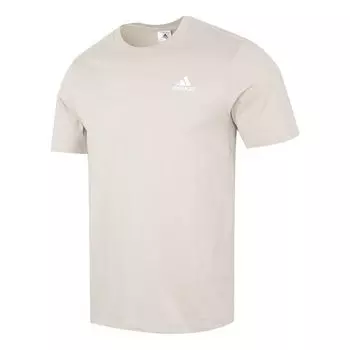 Футболка adidas Essentials Single Jersey Embroidered Small Logo T-shirt 'Wonder Taupe', бежевый