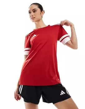 Футболка adidas Football Squadra 25 красного цвета adidas performance