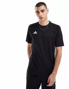 Футболка Adidas Football Tiro черного цвета