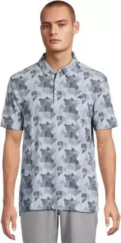 Футболка adidas Golf Go-To Printed Golf Polo Shirt, цвет Wonder Blue F23/Collegiate Navy