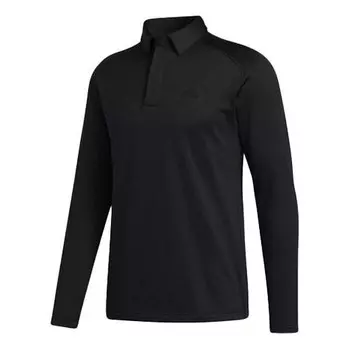 Футболка adidas Golf Sports Fleece Long Sleeves polo Black, черный