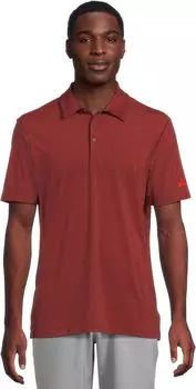 Футболка adidas Golf Ultimate365 Mini Bunker Golf Polo Shirt, цвет Aurora Ruby S25