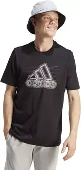 Футболка adidas Growth Badge Graphic Tee, черный