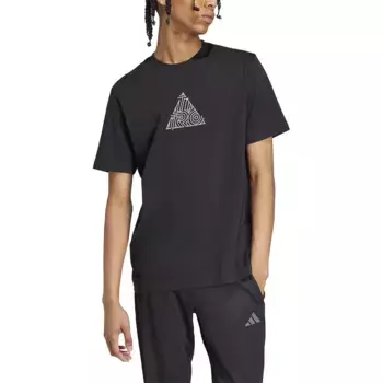 Футболка adidas House Of Tiro Metallic, черный