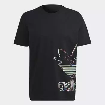 Футболка adidas Hyperreal Short Sleeve, черный/принт