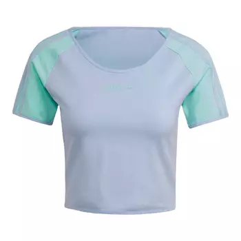 Футболка Adidas Island Club Short, голубой/зеленый