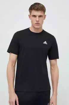 Футболка Adidas из хлопка adidas, черный