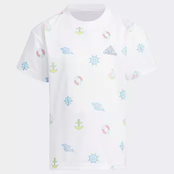 Футболка Adidas Kids, белый